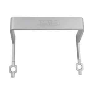 Bakplaat - Metalen handvat zilverkleurig