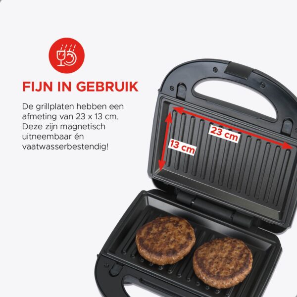 Multi Grill 3-in-1 - Tosti-ijzer - PFAS-vrij