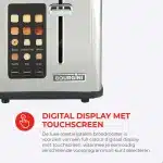 Digital Toaster - RVS Broodrooster met touchscreen display