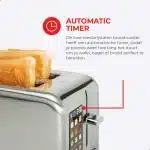 Digital Toaster - RVS Broodrooster met touchscreen display