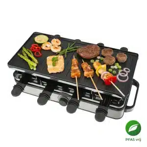 Gourmette Raclette PURE - 8 persoons gourmetstel  - PFAS-vrij