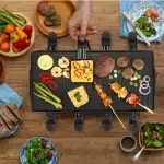 Gourmette Raclette PURE - 8 persoons gourmetstel  - PFAS-vrij