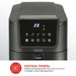 Slimfit Airfryer Pure XL 5L - Zwart - PFAS-vrij
