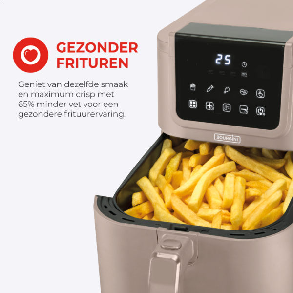 Slimfit Airfryer Pure XL 5L -  Beige - PFAS-vrij