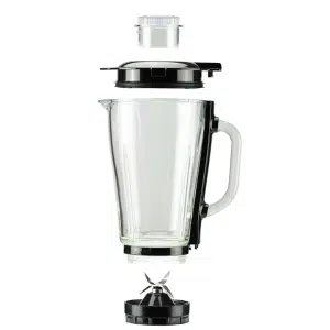 Power Blender - Glazen kan 1,75L met messenset