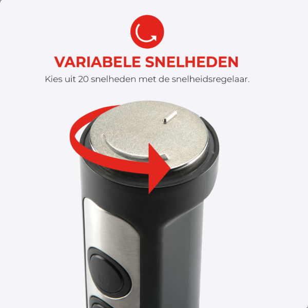 Staafmixer Set - 1500 watt + hakmolen & maatbeker