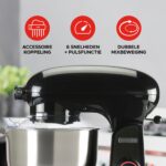Steel Kitchen Chef Pro 5.5L - Keukenmachine – Retro Glossy