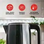 Cool Touch Digital Kettle - Digitale Waterkoker 1.7L