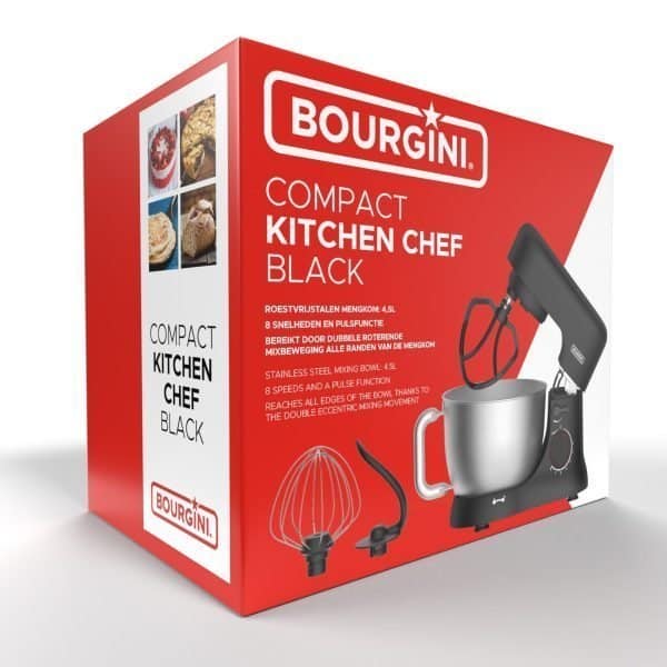 Classic Kitchen Chef 4,5L - Keukenmachine - Rood - Afbeelding 6