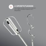 Retro Handmixer - 5 Snelheden & turbofunctie