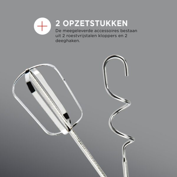 Retro Handmixer - 5 Snelheden & turbofunctie