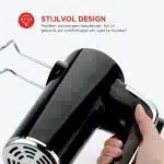 Retro Handmixer - 5 Snelheden & turbofunctie