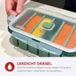 Frosti Bits – Siliconen Meal Prep Bakje – 1400ml – BPA-vrij