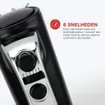 Retro Handmixer - 5 Snelheden & turbofunctie