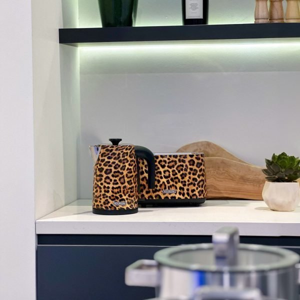 Trendy Panter Waterkoker - Waterkoker met Pantherprint - 1,7L