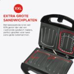 Sandwich Maker XXL - Tosti-ijzer - Zwart