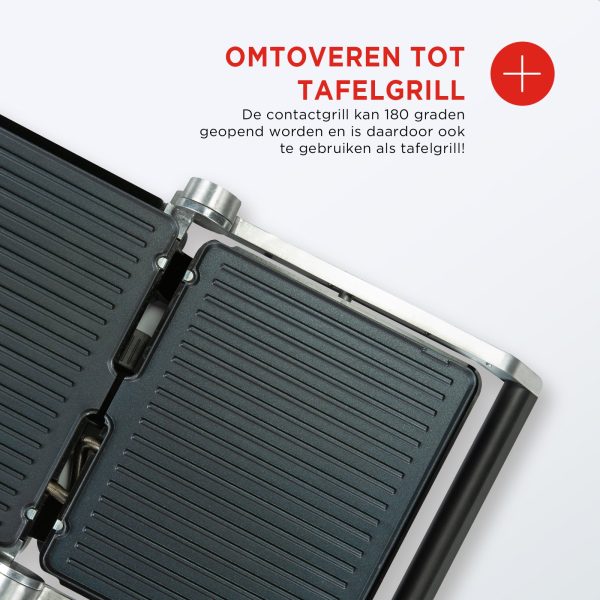 Contact Grill PURE - RVS – PFAS-vrij