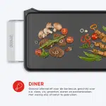 Multiplate PURE - Bakplaat - 46 x 26 cm - 2500 W – PFAS-vrij