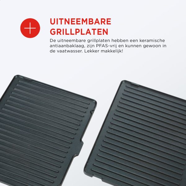 Contact Grill PURE - RVS – PFAS-vrij