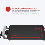 Multiplate PURE - Bakplaat - 46 x 26 cm - 2500 W – PFAS-vrij