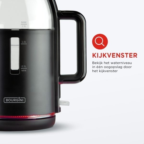 Glazen Waterkoker - 1,5L - Afbeelding 8