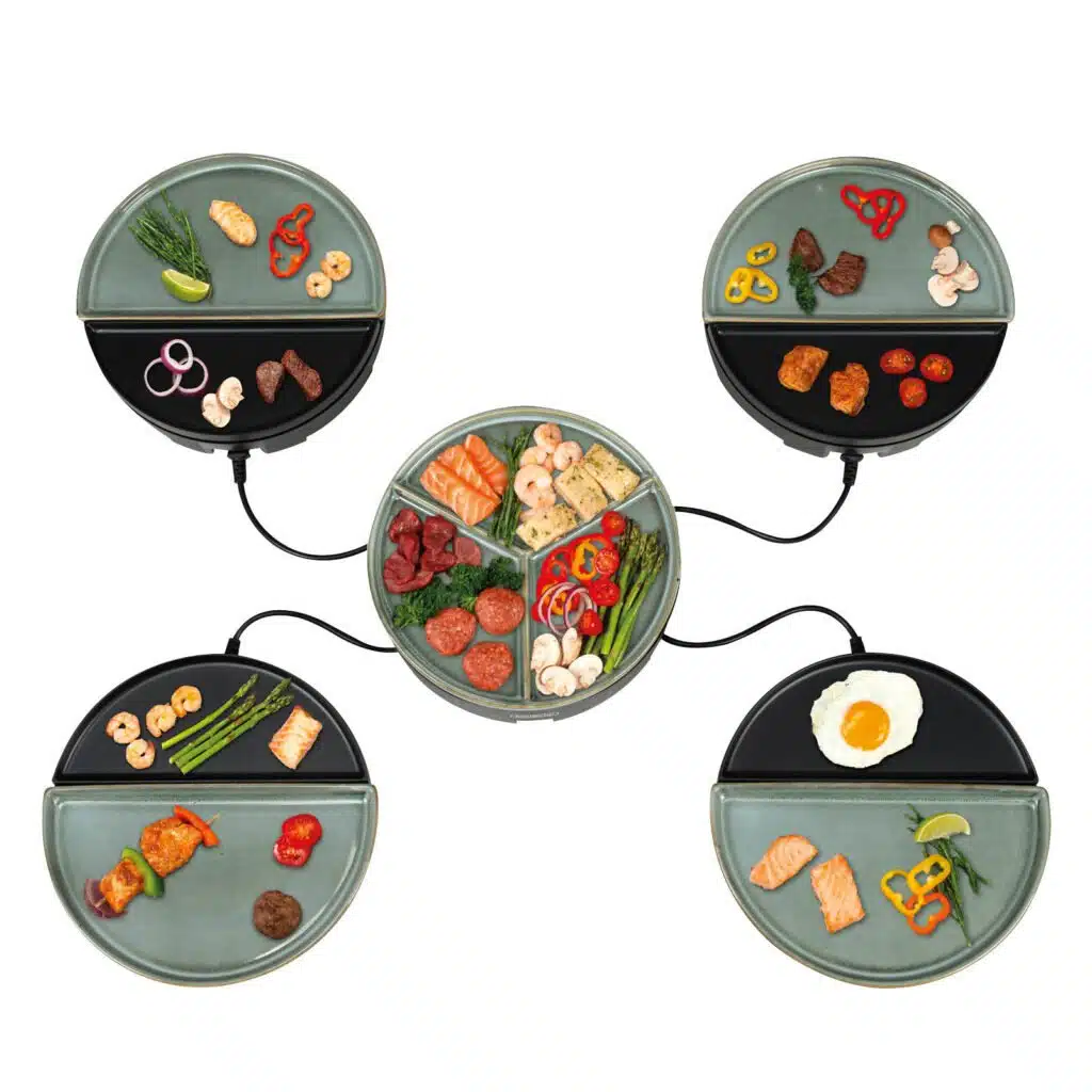 Chef’s Dinner Party – Gourmetstel – Glazed Grey – 4 personen – PFAS-vrij