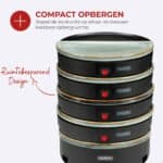 Chef’s Dinner Party – Gourmetstel – Glazed Grey – 4 personen – PFAS-vrij