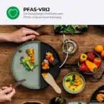 Chef’s Dinner Party – Gourmetstel – Glazed Grey – 4 personen – PFAS-vrij