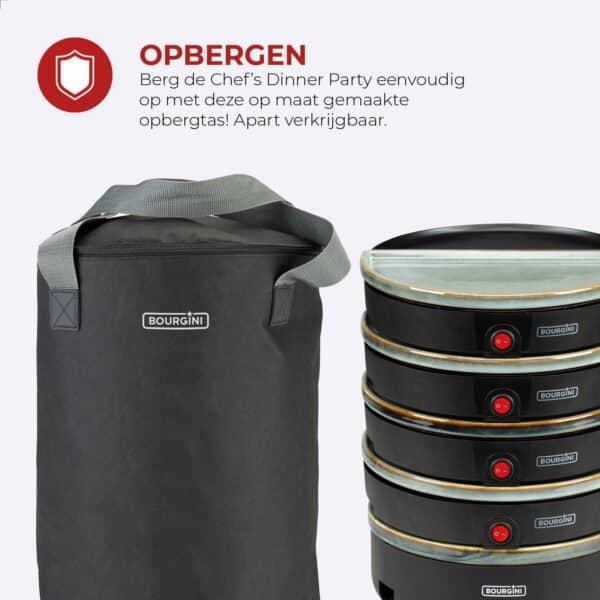 Chef’s Dinner Party – Gourmetstel – Glazed Grey – 4 personen – PFAS-vrij