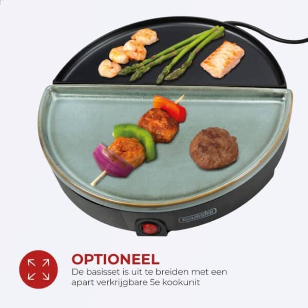 Chef’s Dinner Party – Gourmetstel – Glazed Grey – 4 personen – PFAS-vrij