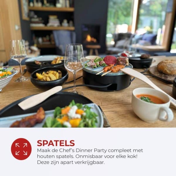 Chef’s Dinner Party – Gourmetstel – Glazed Grey – 4 personen – PFAS-vrij