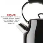 Nostalgic Waterkoker Deluxe - 1,7L - Zwart