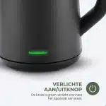 Elements Waterkoker 1.7L – Instelbare temperatuur & warmhoudfunctie