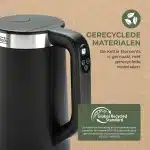 Elements Waterkoker 1.7L – Instelbare temperatuur & warmhoudfunctie