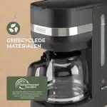 Elements Koffiezetapparaat 1.5L – Filterkoffie met warmhoudfunctie