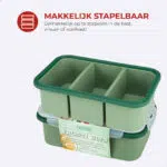 Frosti Bits – Siliconen Meal Prep Bakje – 3 x 425ml – BPA-vrij
