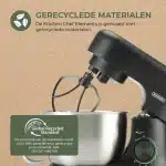 Elements Kitchen Chef 4.5L – Krachtige 1000W keukenmachine