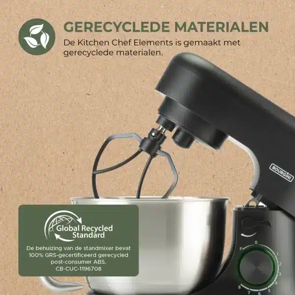 Elements Kitchen Chef 4.5L – Krachtige 1000W keukenmachine - Afbeelding 4