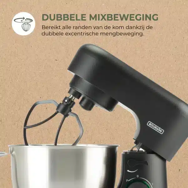 Elements Kitchen Chef 4.5L – Krachtige 1000W keukenmachine - Afbeelding 2