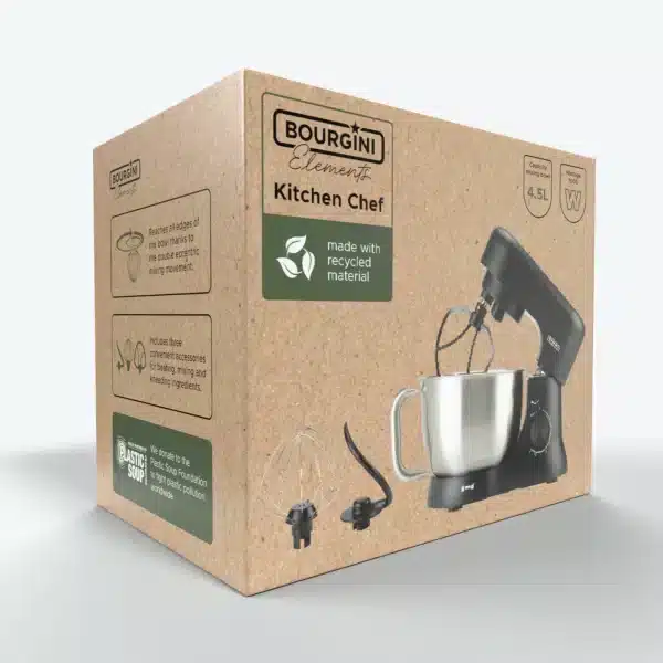 Elements Kitchen Chef 4.5L – Krachtige 1000W keukenmachine - Afbeelding 8