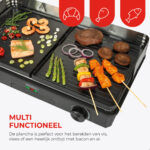 Plancha Pure - Elektrische grillplaat en bakplaat - 8 persoons - PFAS-vrij