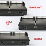 Plancha Pure - Elektrische grillplaat en bakplaat - 8 persoons - PFAS-vrij