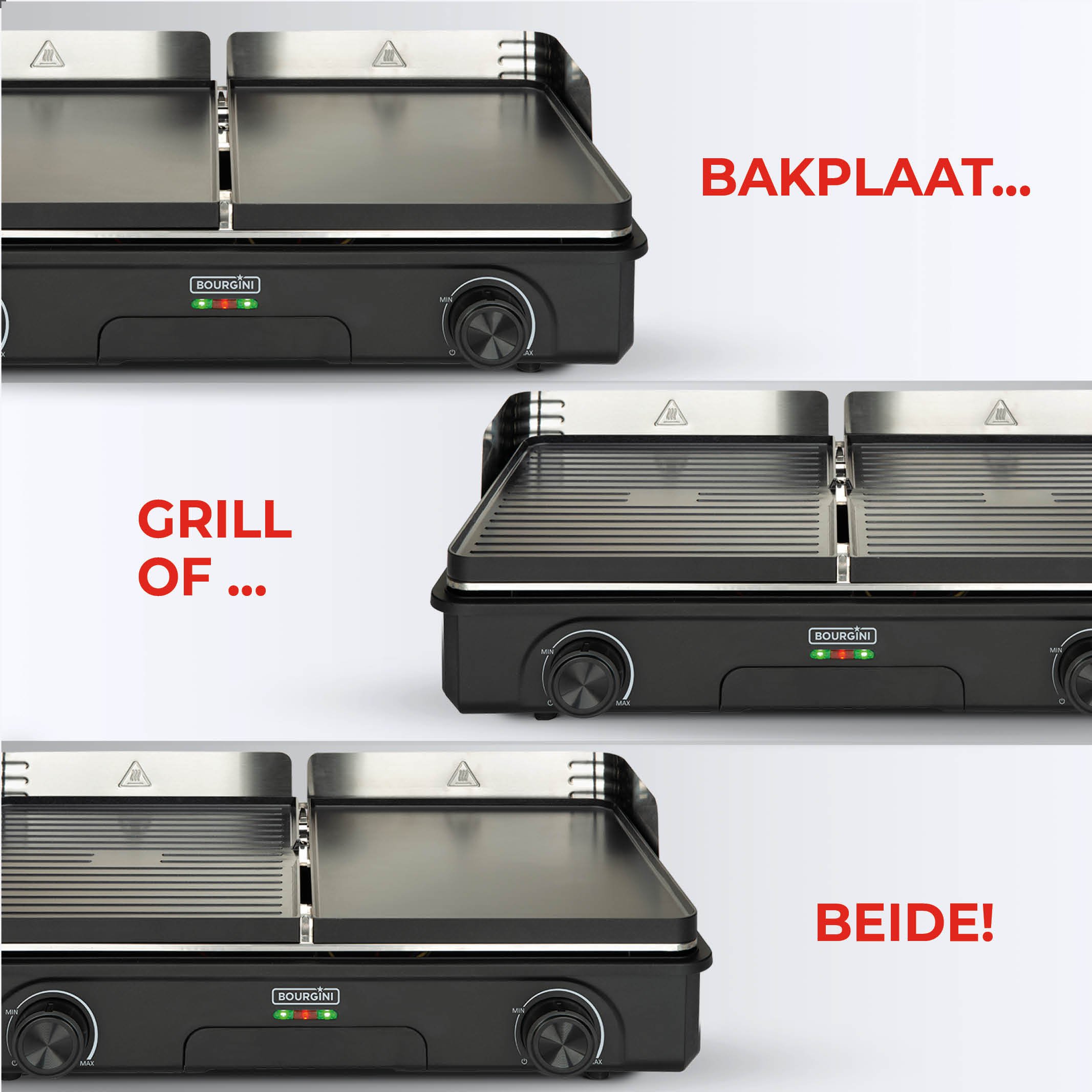 Counter-Top Commerciële Elektrische Grillplaat Tef