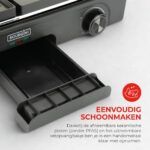 Plancha Pure - Elektrische grillplaat en bakplaat - 8 persoons - PFAS-vrij