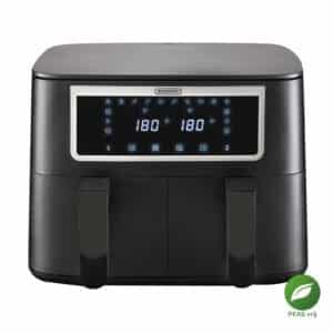 Duo Airfryer 8.0L - 2x 4.0L - Zwart - PFAS-vrij
