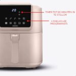Slimfit Airfryer Pure XXL - 8L - Beige - PFAS-vrij
