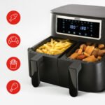 Duo Airfryer 8.0L - 2x 4.0L - Zwart - PFAS-vrij