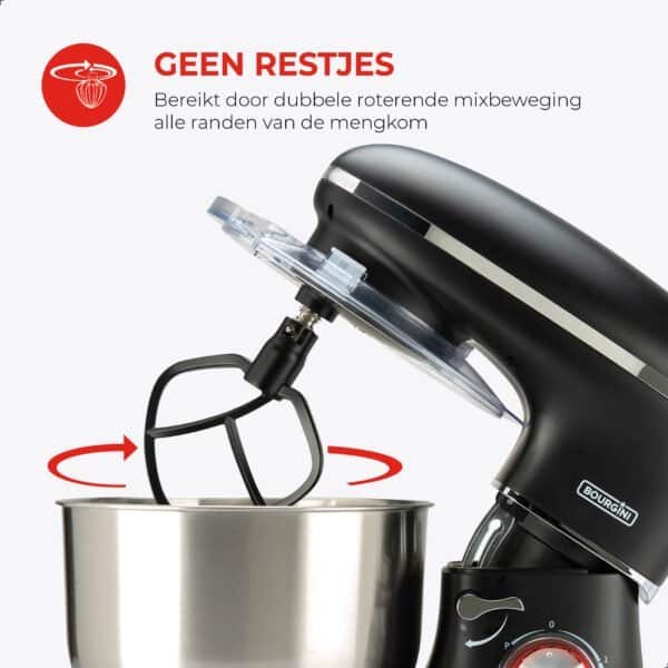Kitchen Chef Plus 6.2L - Keukenmachine - Zwart - Afbeelding 13