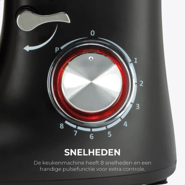 Kitchen Chef Plus 6.2L - Keukenmachine - Zwart - Afbeelding 8