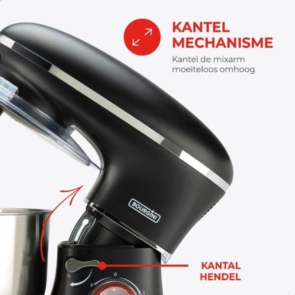 Kitchen Chef Plus 6.2L - Keukenmachine - Zwart - Afbeelding 9